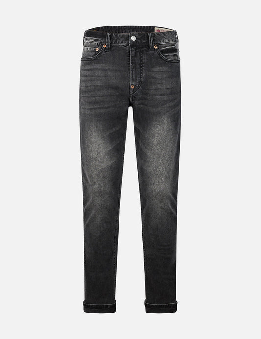 Seagull and Kamon Print Flex Skinny Denim Jeans #2028