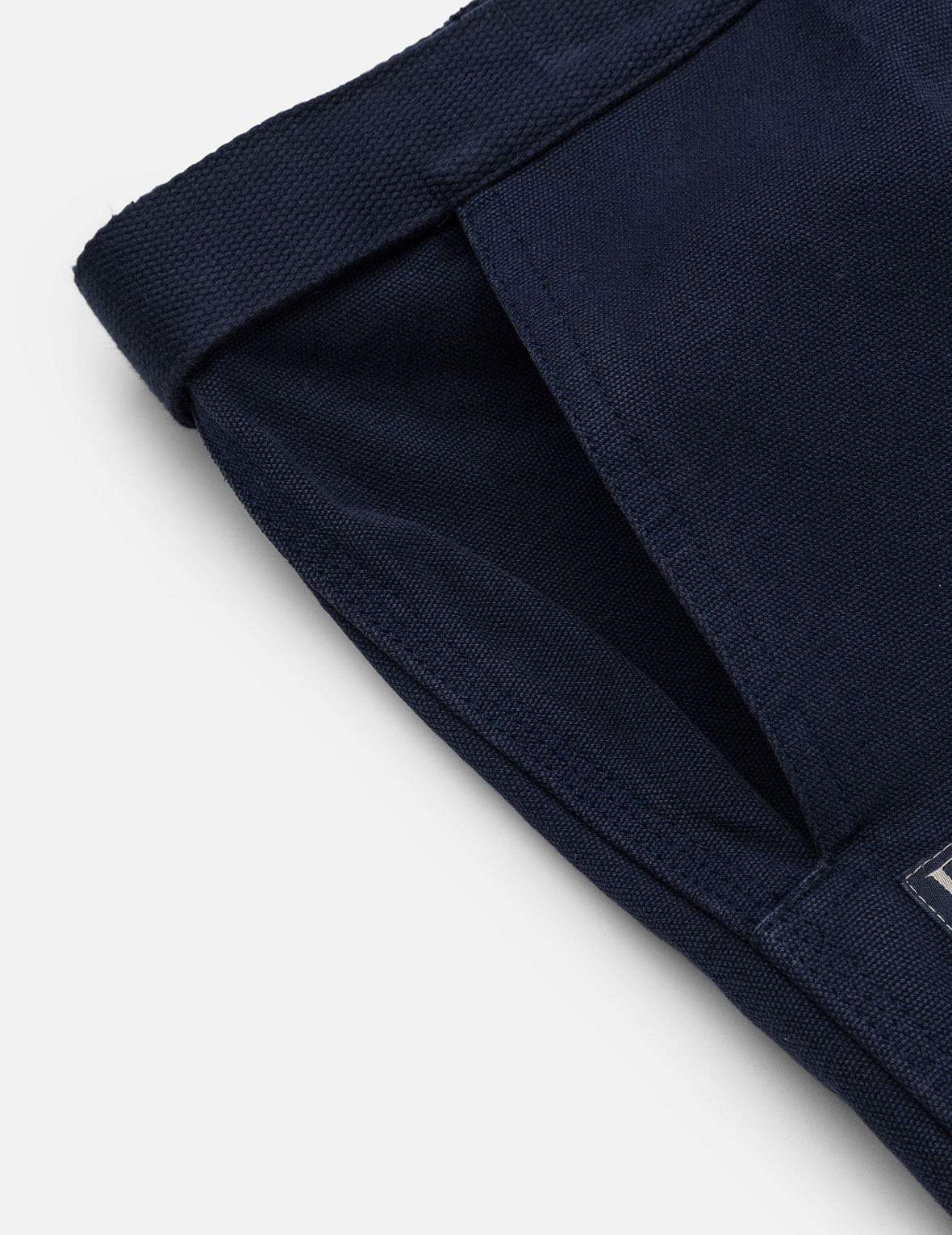 Slogan Appliqué Embroidery Straight Fit Worker Chino