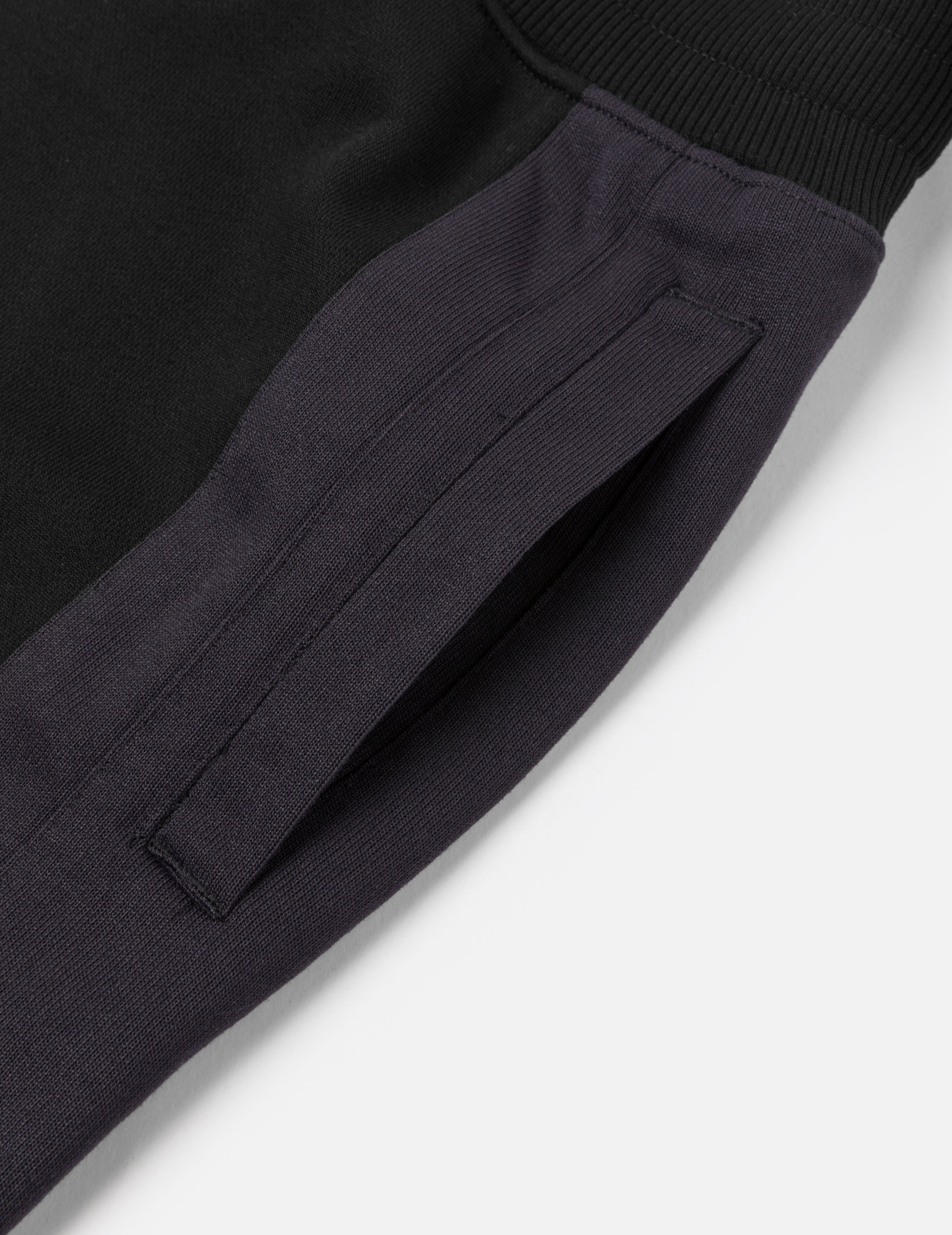 Panel Blocking with Colorful Logo Print Relax Fit Sweatpants
