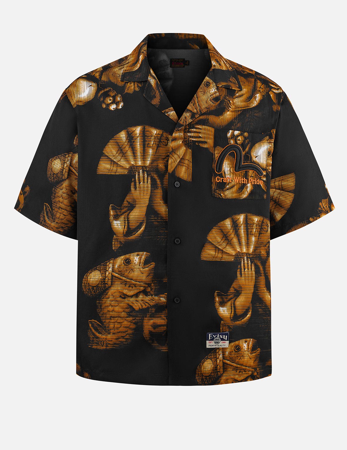 Allover Godhead Print Boxy T-shirt