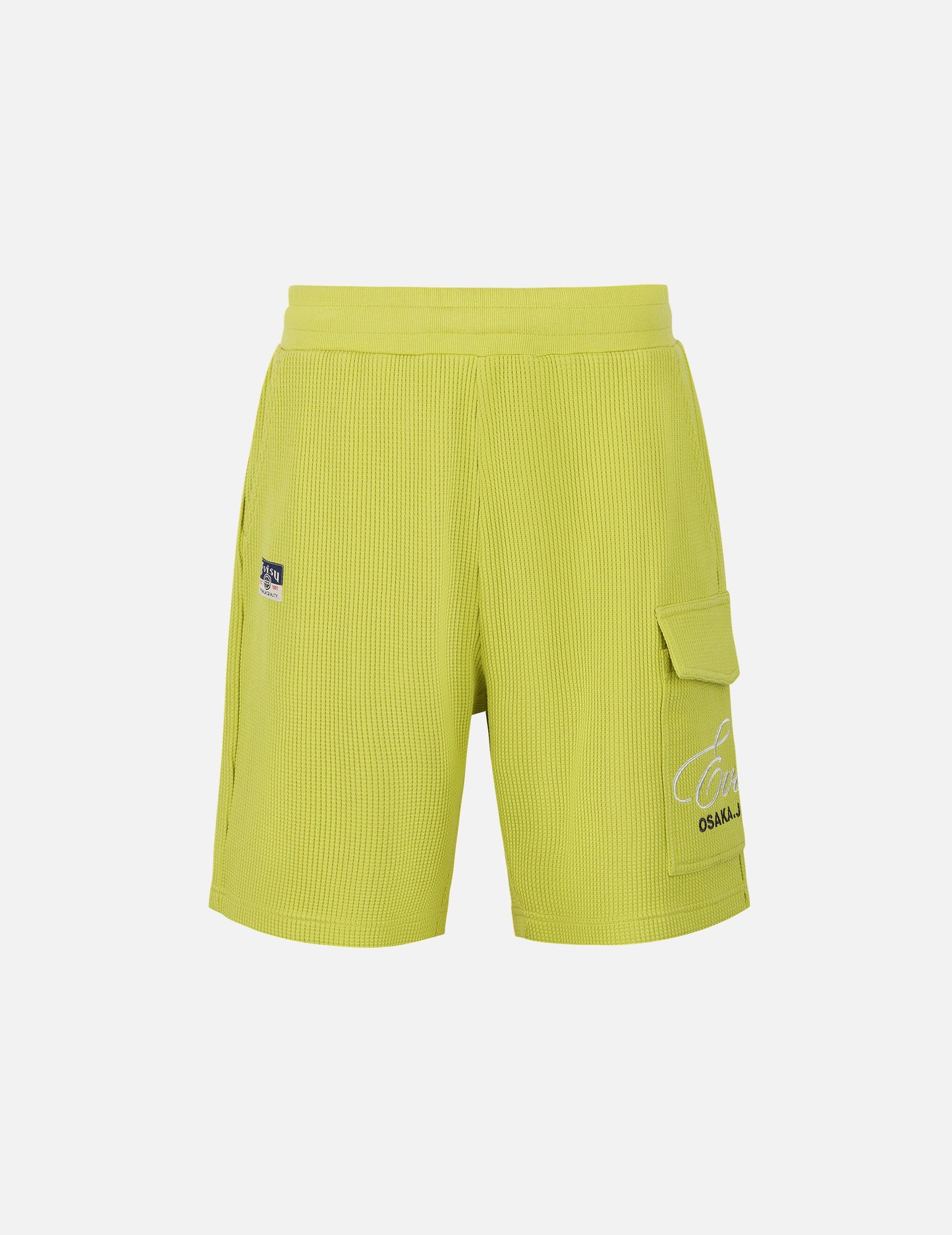 Seagull and Logo Embroidery Fashion Fit Waffle Sweatshorts