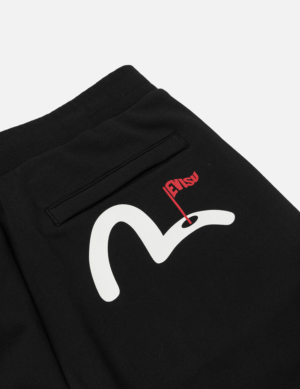 Seagull and EVISU Flag Print Regular Fit Sweatshorts