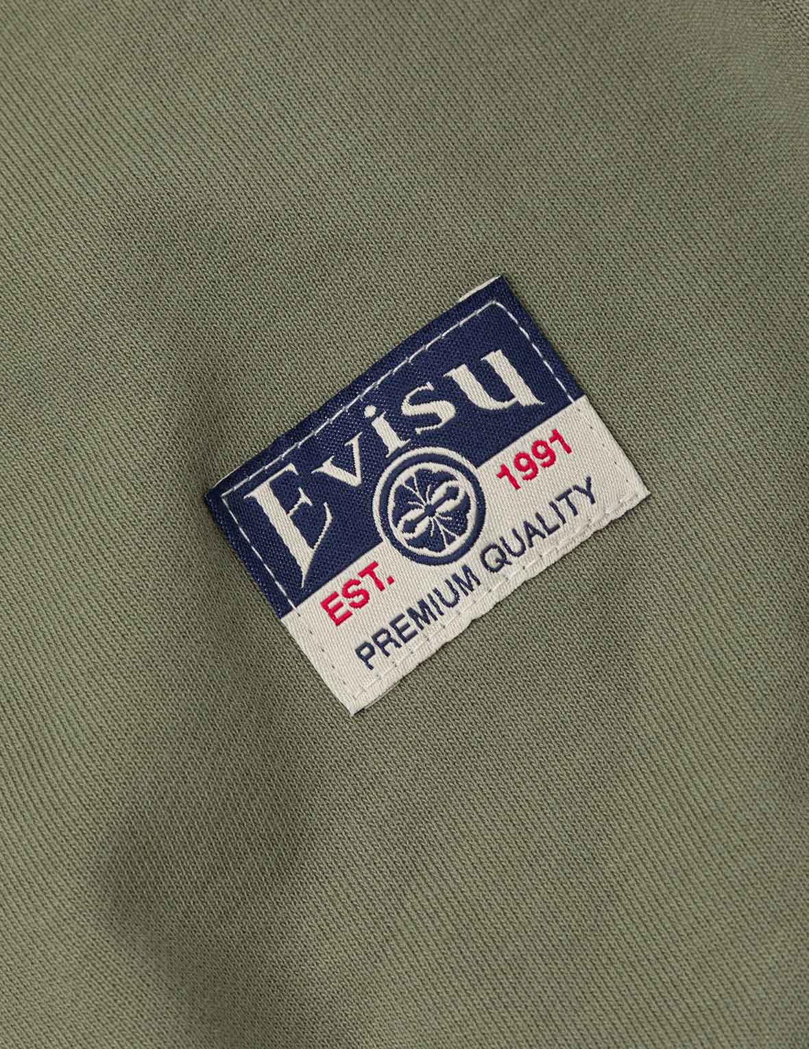 Daruma and Logo Embroidery Relax Fit Sweatshirt