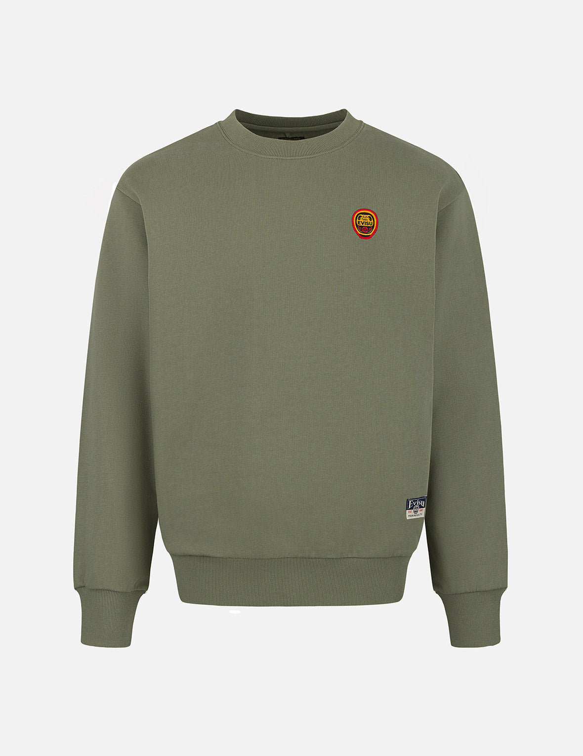 Daruma and Logo Embroidery Relax Fit Sweatshirt