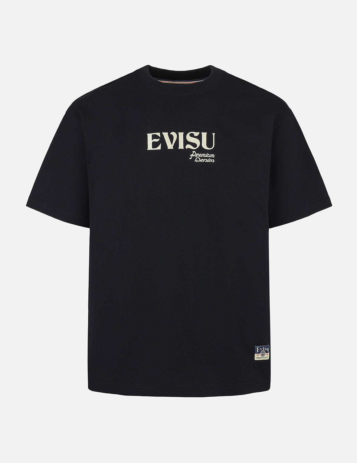 Kamon and Logo Print Relax Fit T-shirt
