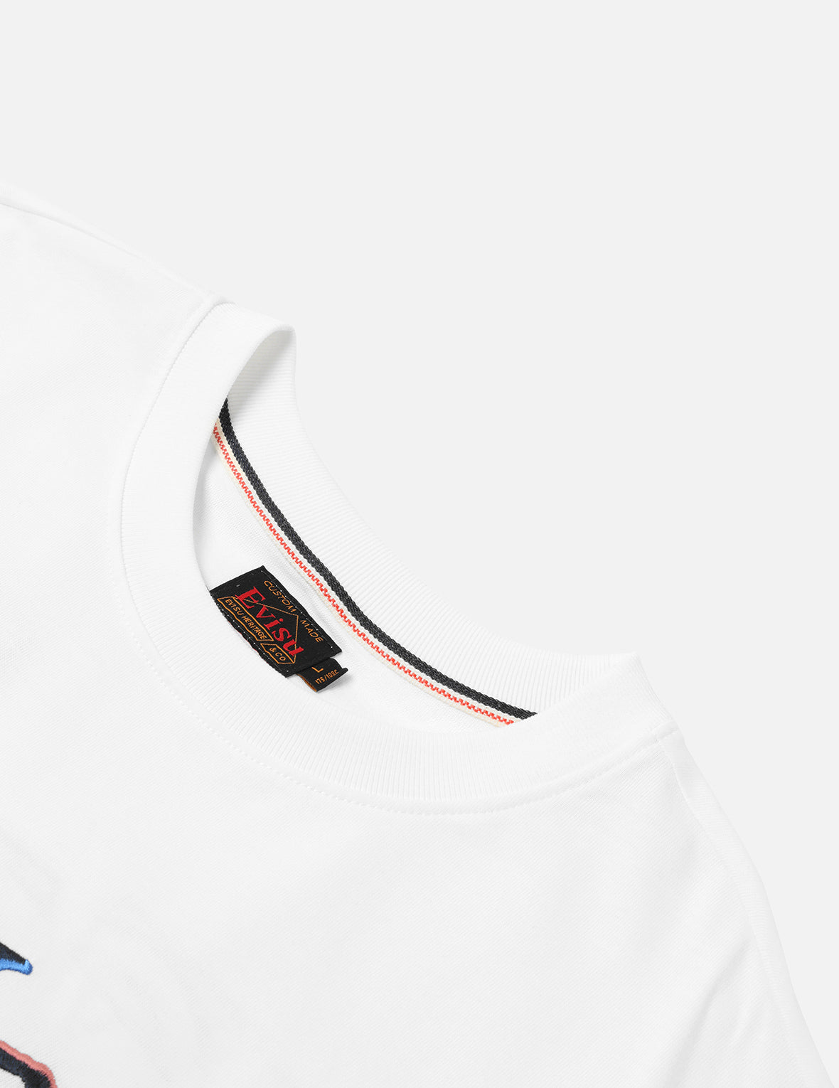 Logo and Kamon Embroidery Loose Fit T-Shirt