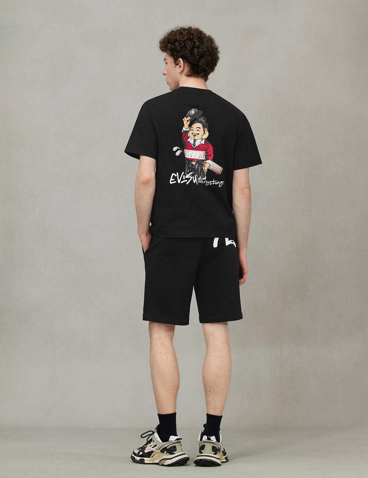 Golf-themed Godhead Print Regular Fit T-shirt