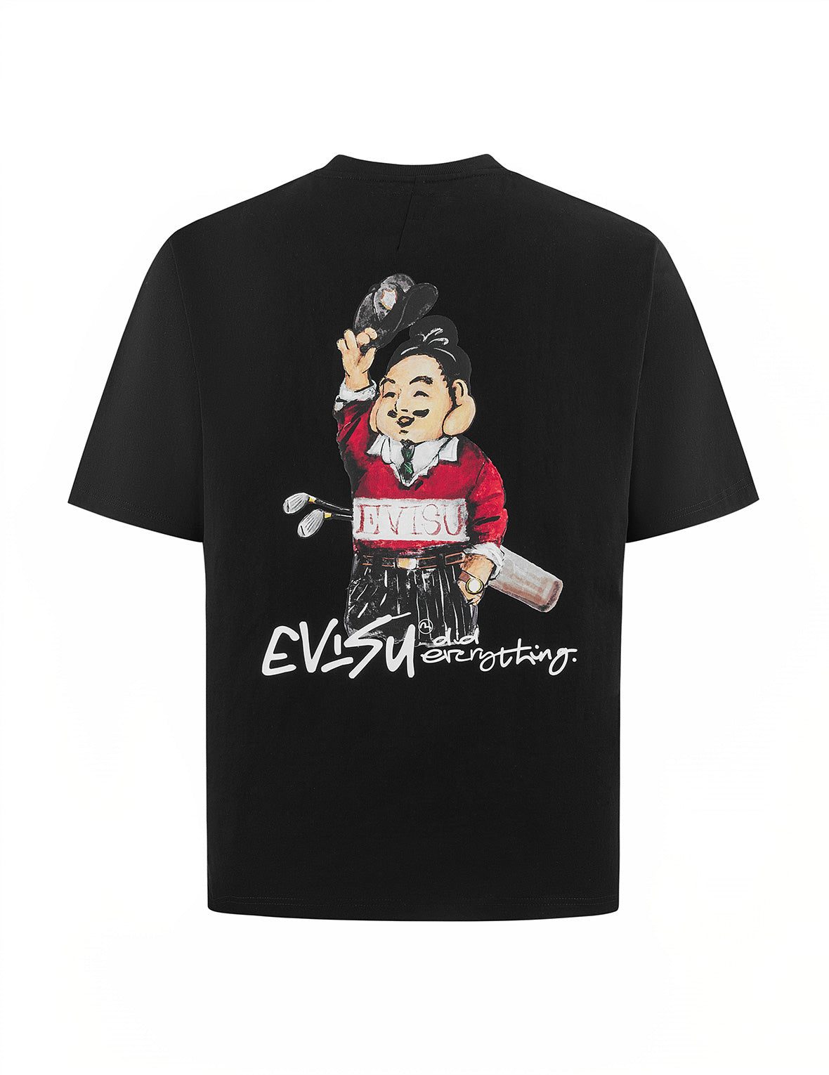 Golf-themed Godhead Print Regular Fit T-shirt