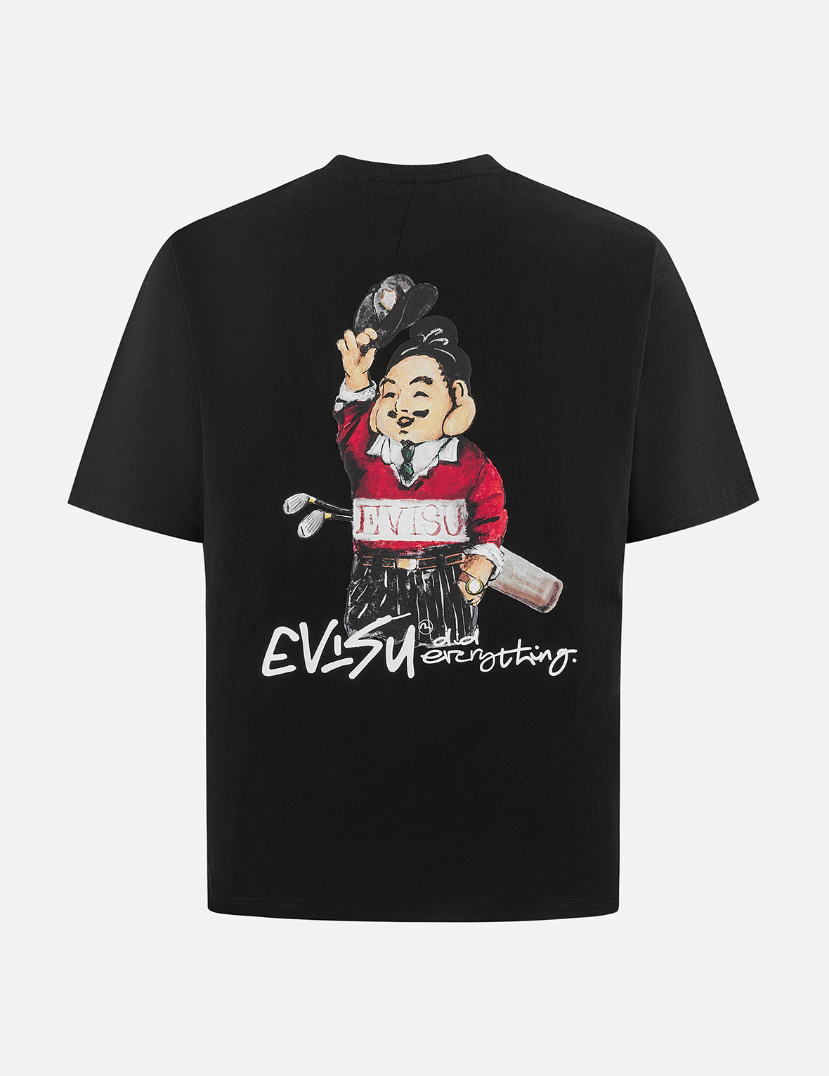 Golf-themed Godhead Print Regular Fit T-shirt