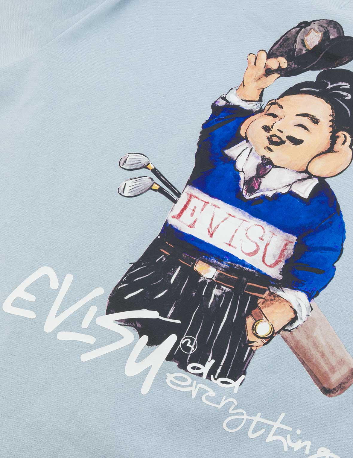 Golf-themed Godhead Print Regular Fit T-shirt