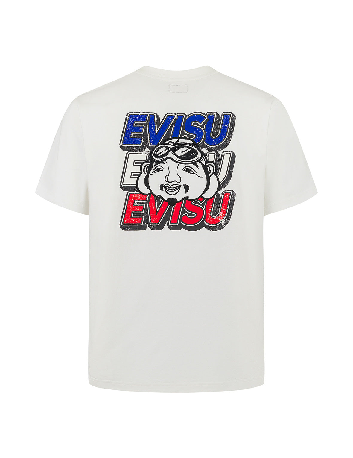 Slogan Print with Godhead Appliqué Embroidery Regular Fit T-Shirt