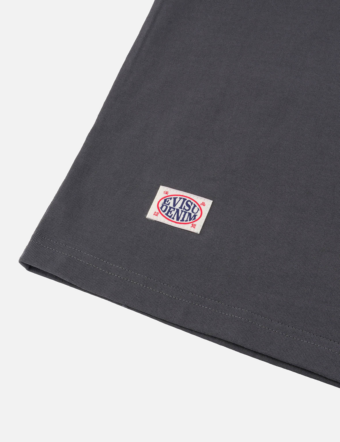 Seagull Print and Japanese Patch Logo Relax Fit T-shirt