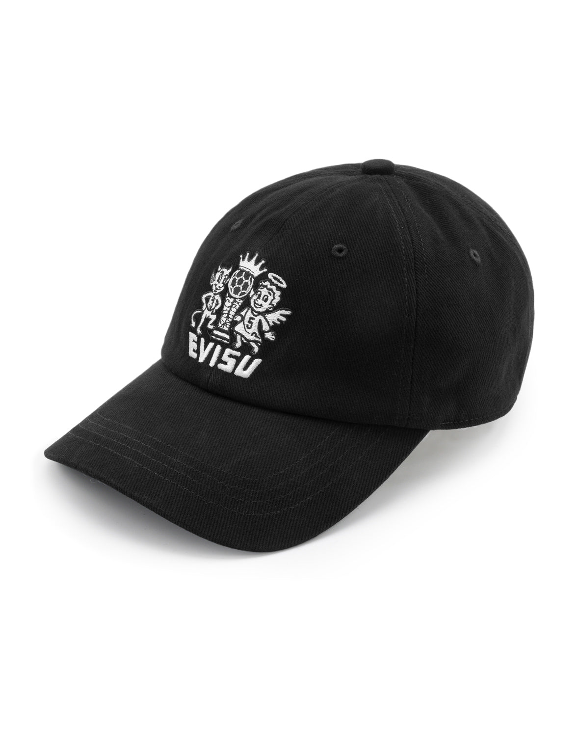 Little Devil & Angel Washed Corduroy Baseball Cap