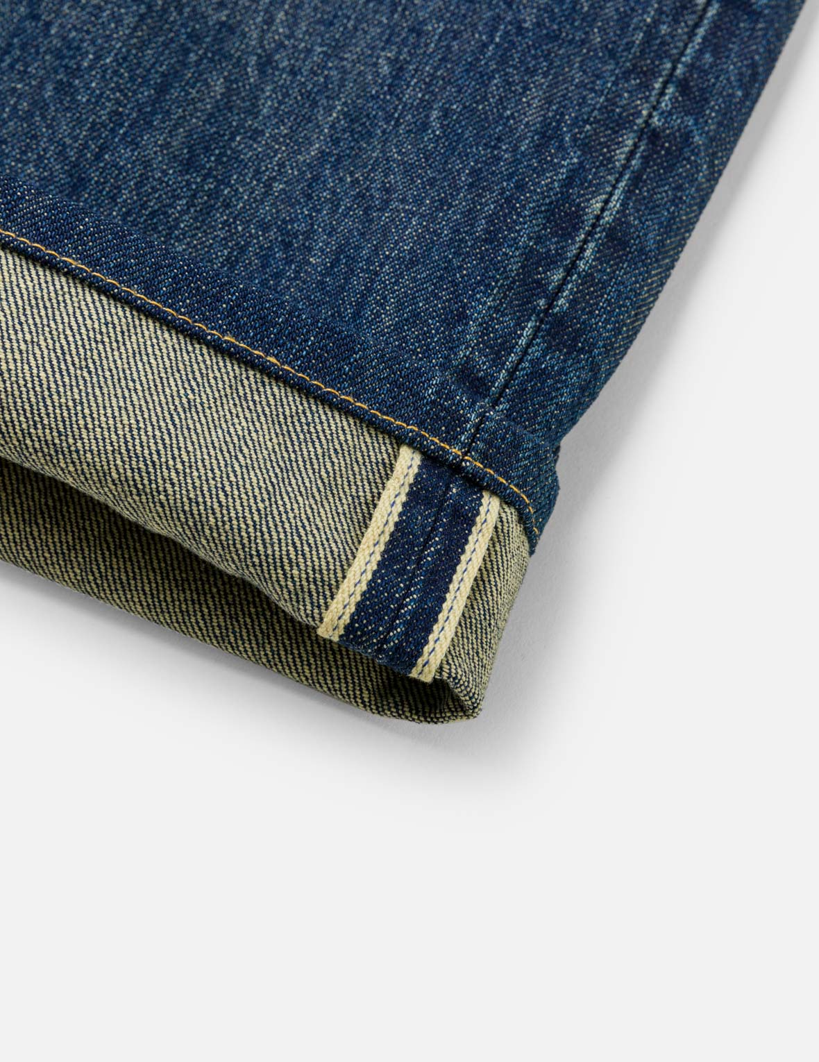 Dark Tone Washed Embroidery Jeans #2020