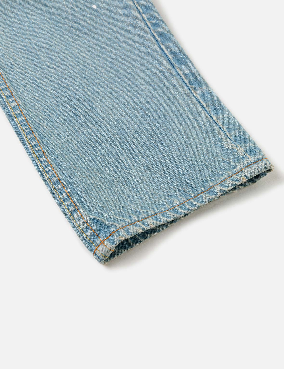 7-Pocket Seagull Print Washed Jeans #2017