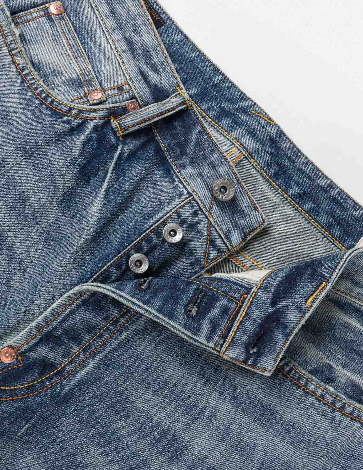 Seagull Printed Pocket Flare Jeans