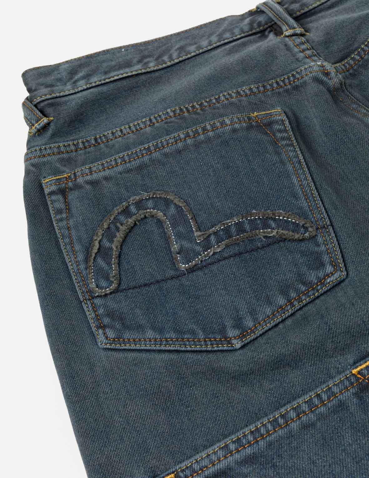 Skull Multi-Pocket Denim Jeans