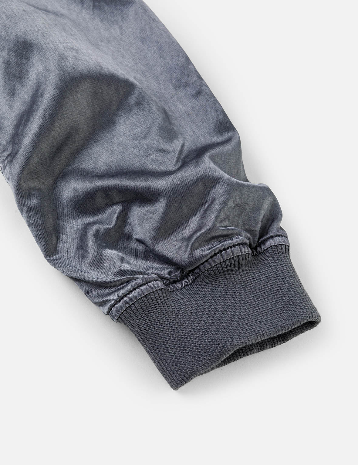Garment Dyed Daruma Embroidery Bomber Jacket