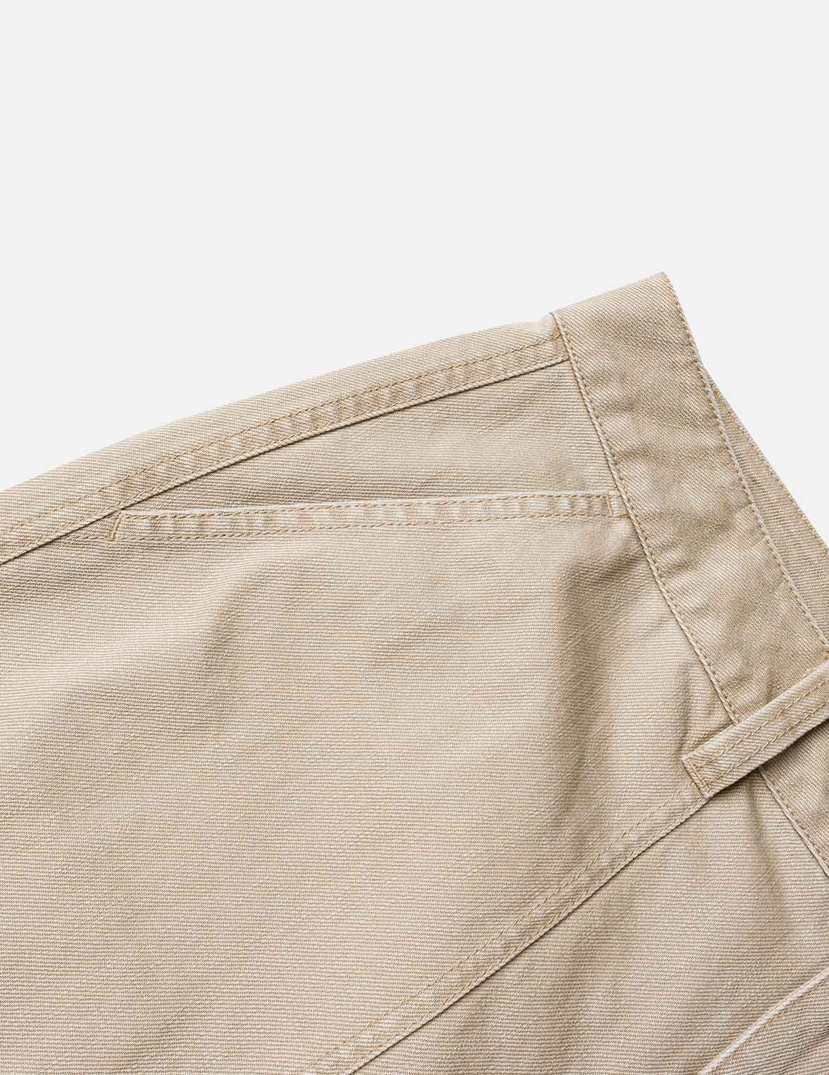 Back Flap Pockets Relax Fit Pants