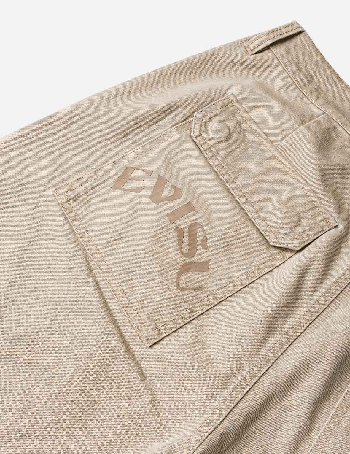 Back Flap Pockets Relax Fit Pants – EVISU