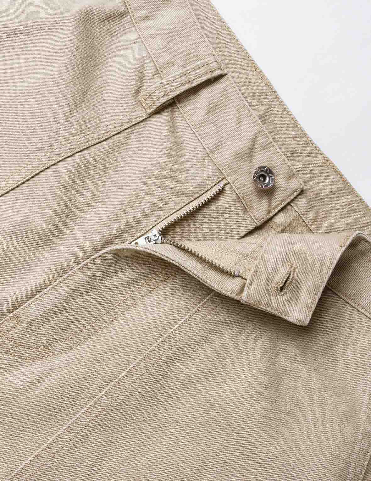 Back Flap Pockets Relax Fit Pants