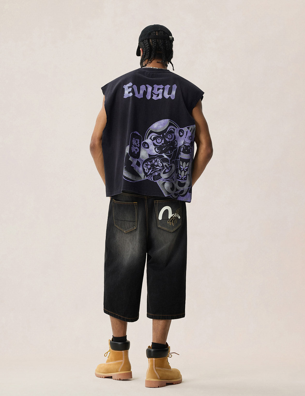 Japanese Toys Kite Print Tank Top