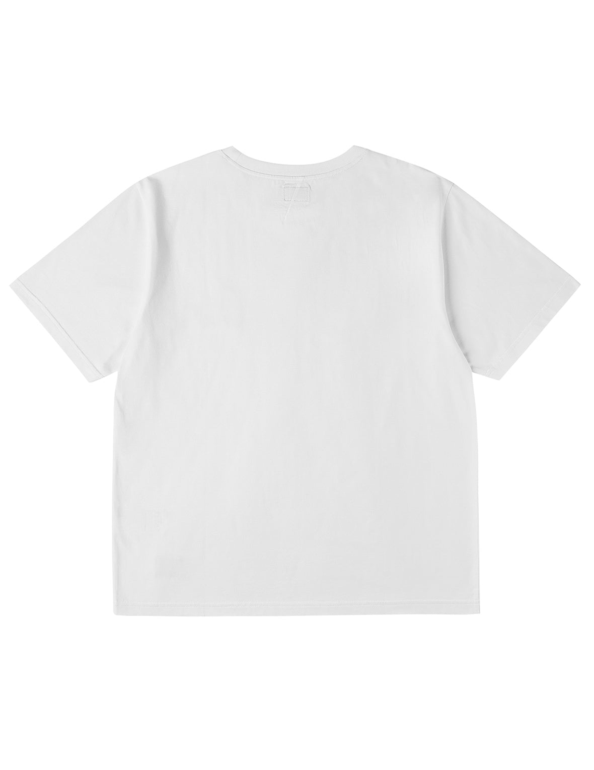 Monochrome Seagull Embroidery T-shirt