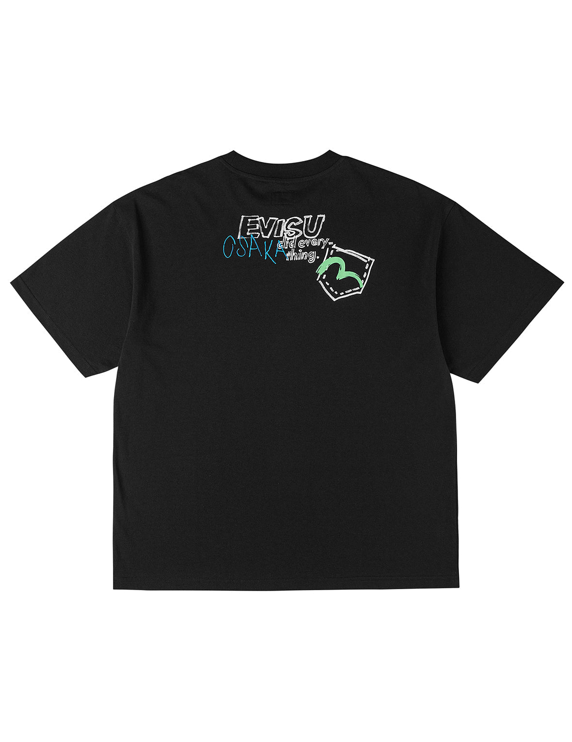 Hand-Drawn Multi-Pocket T-shirt