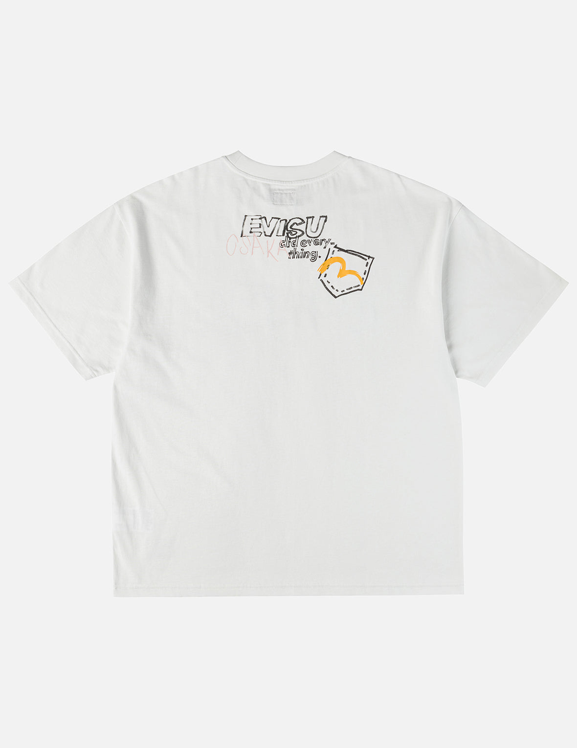Hand-Drawn Multi-Pocket T-shirt