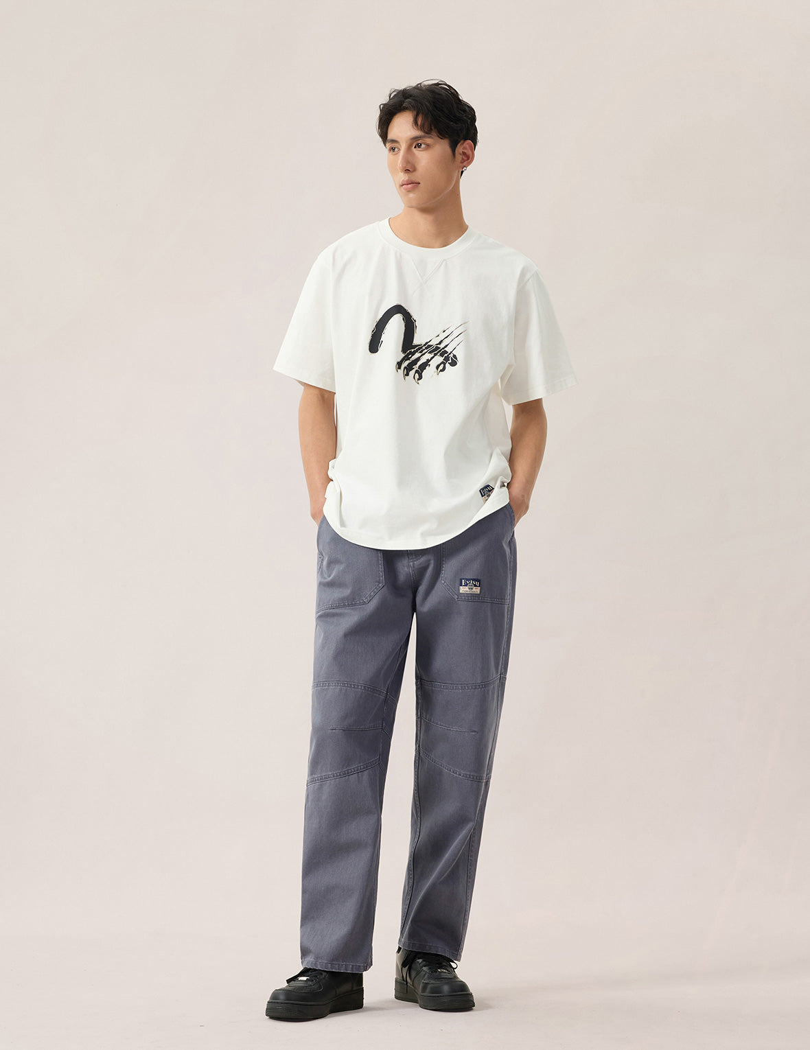 Seagull Claw Print T-shirt