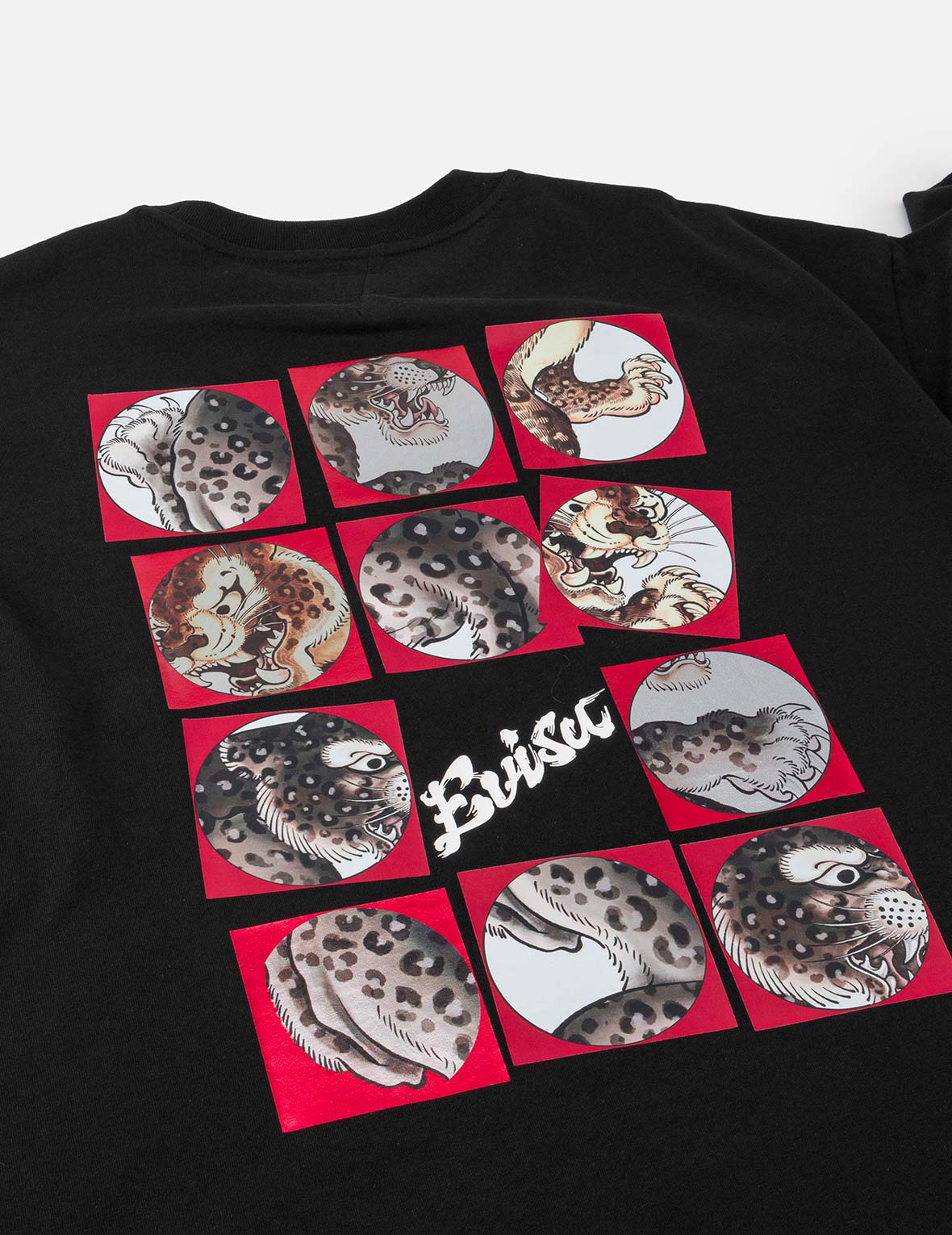 Leopard Grid Printed T-shirt