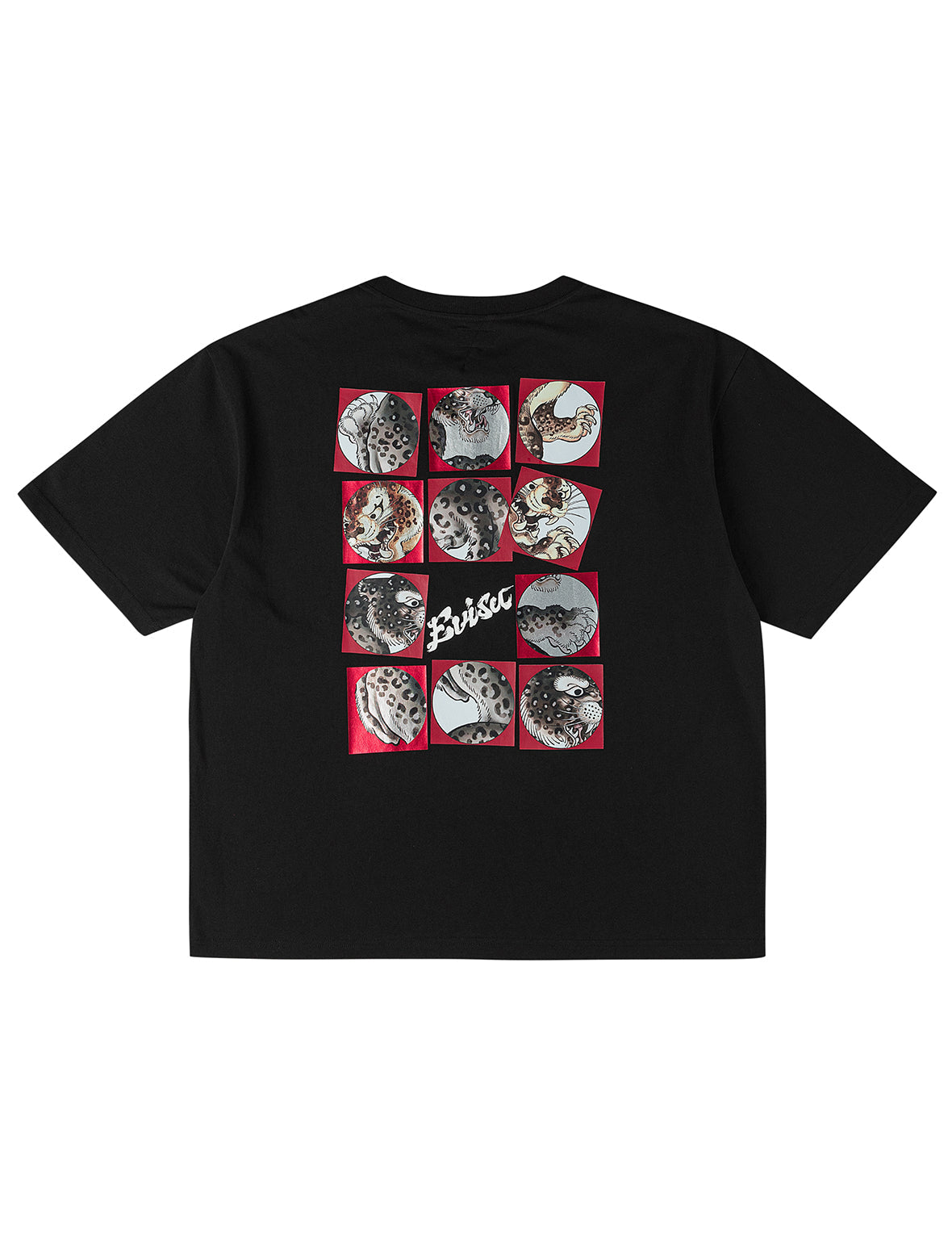 Leopard Grid Printed T-shirt