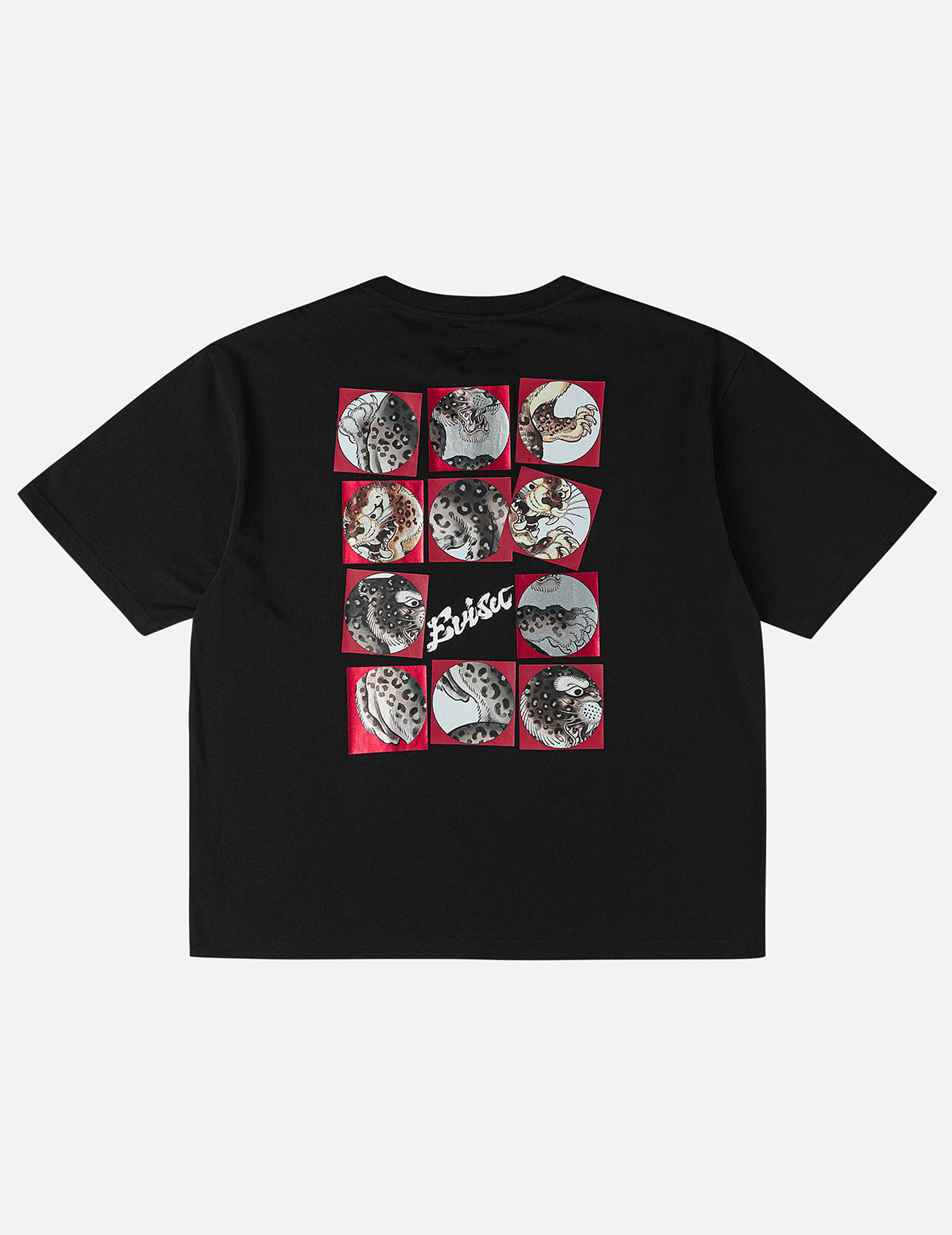 Leopard Grid Printed T-shirt