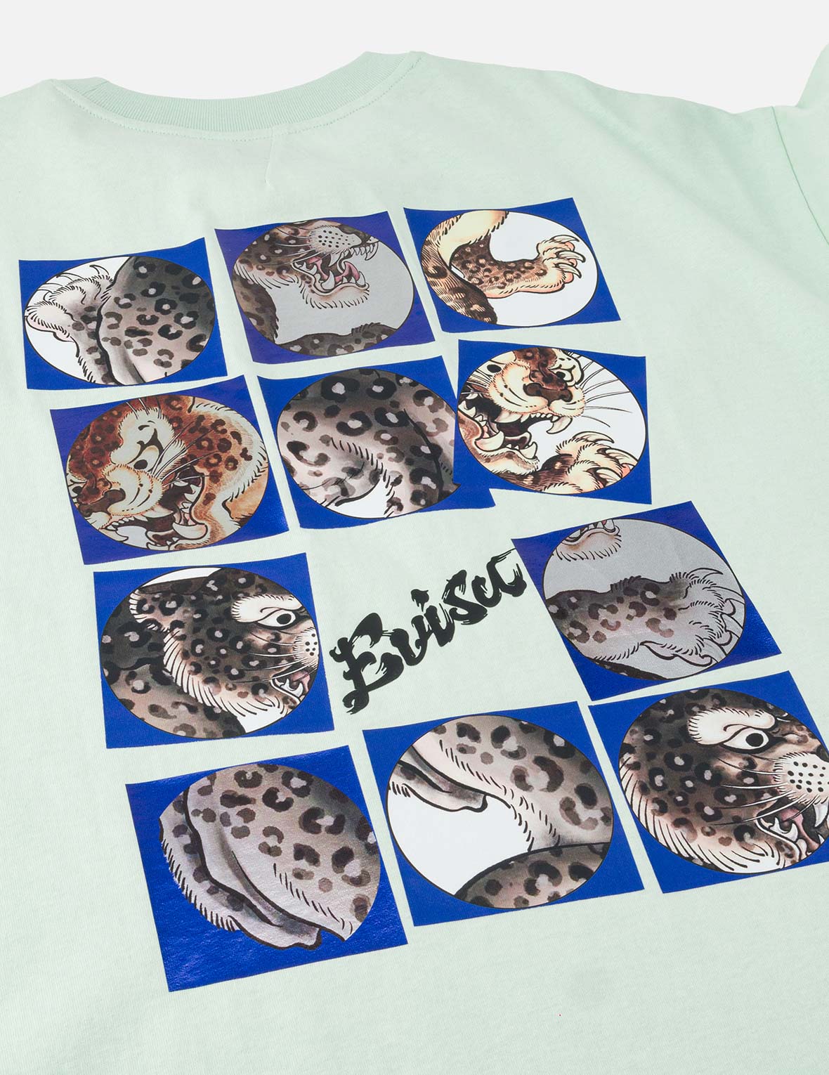 Leopard Grid Printed T-shirt