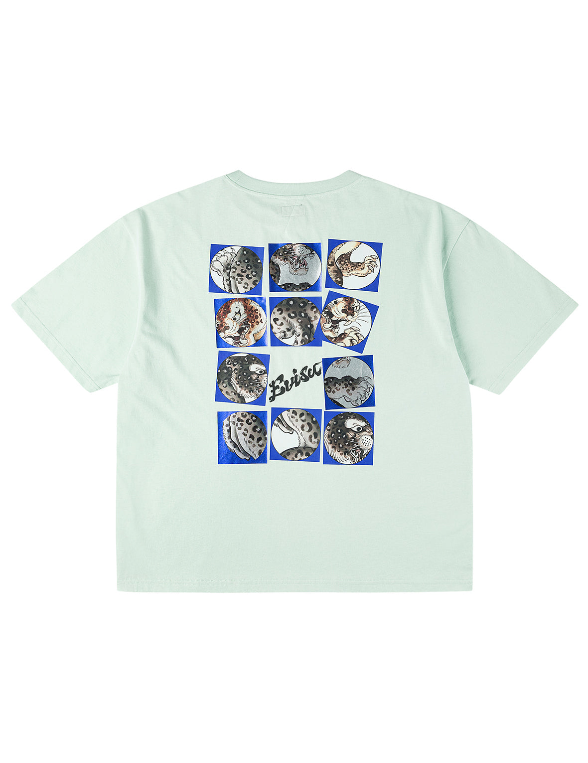 Leopard Grid Printed T-shirt