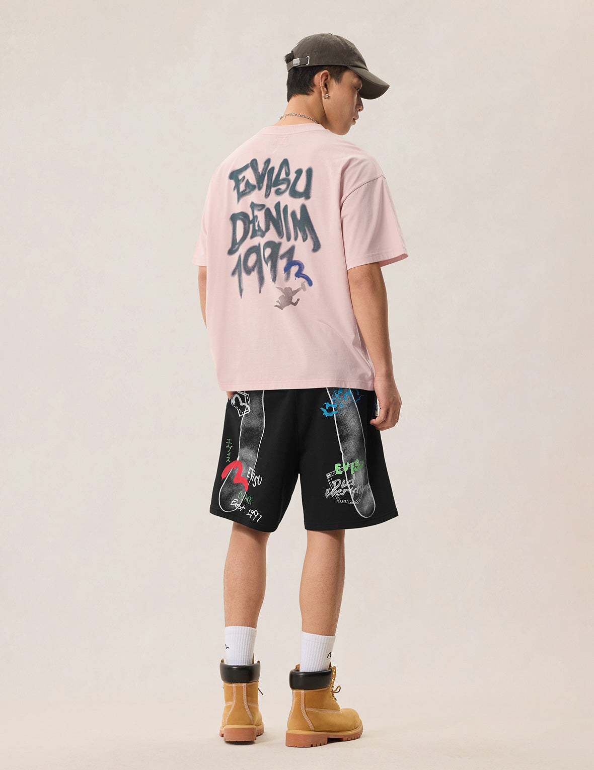 Angel Graffiti Slogan T-shirt