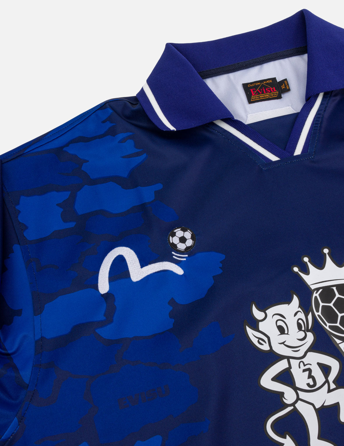 Ishigaki Camo Print Football Jersey