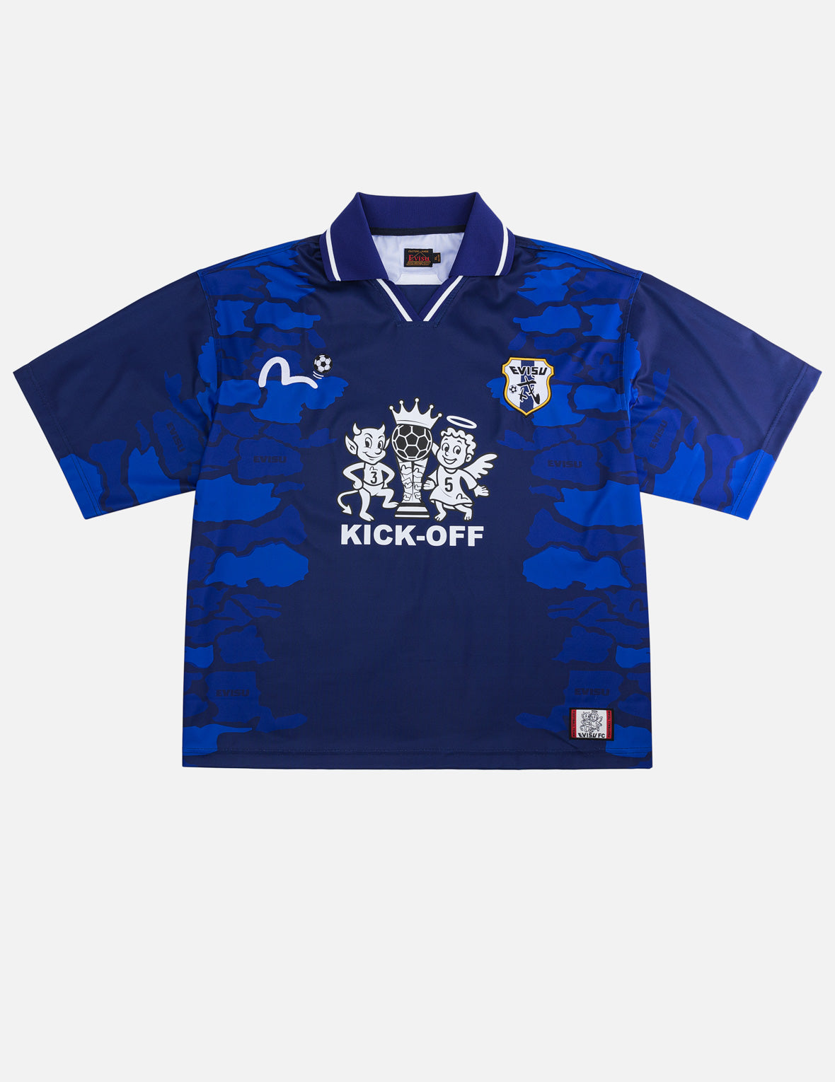 Ishigaki Camo Print Football Jersey