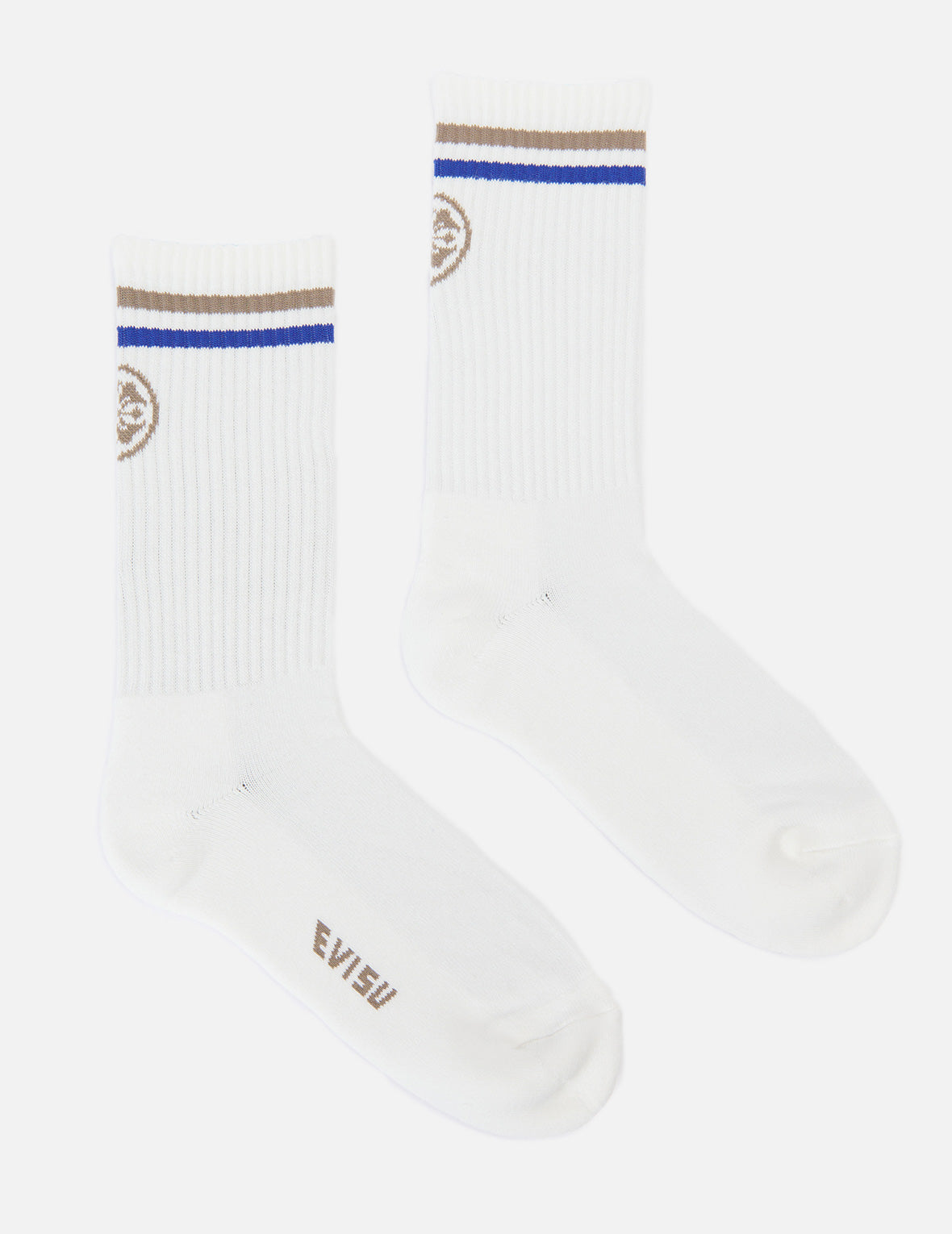 3-Pack Kamon and Stripe Jacquard Long Socks