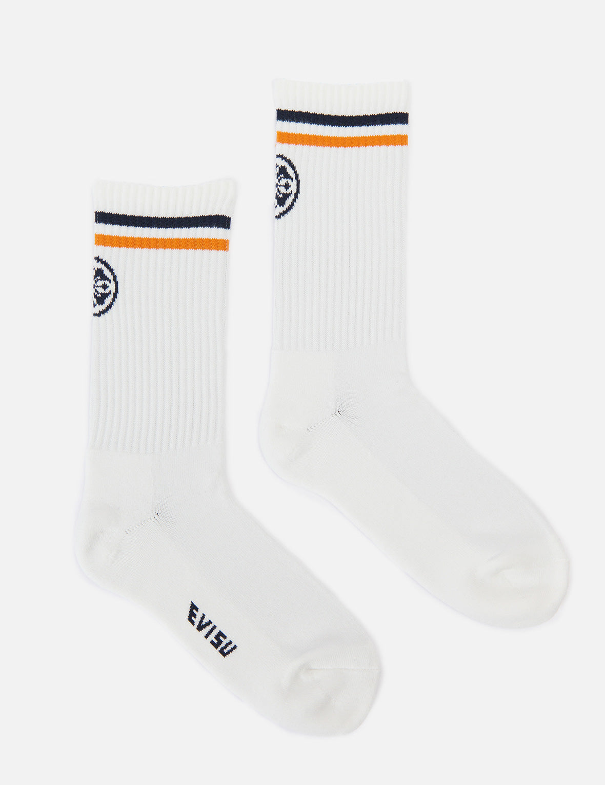 3-Pack Kamon and Stripe Jacquard Long Socks