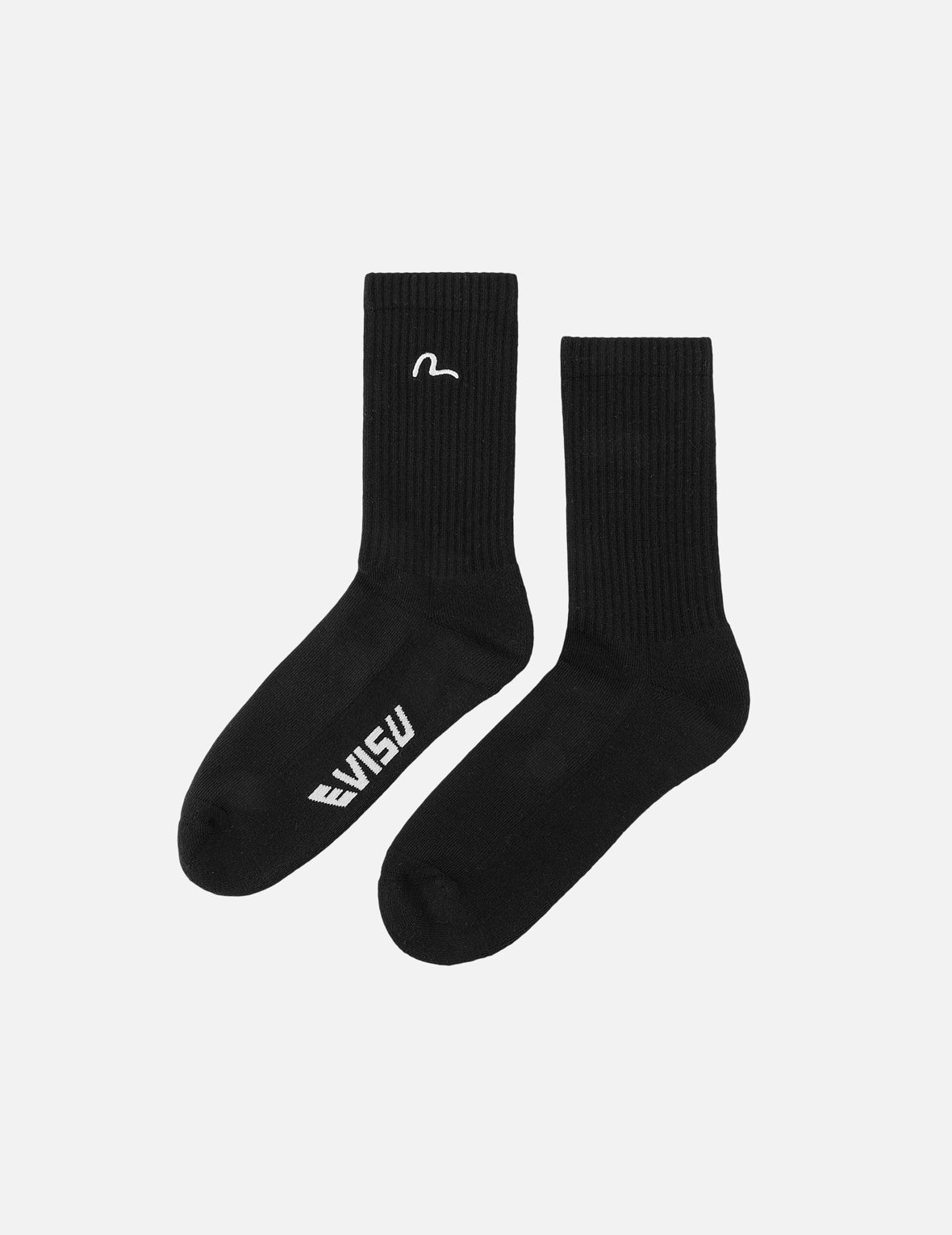 Seagull Embroidery Long Socks