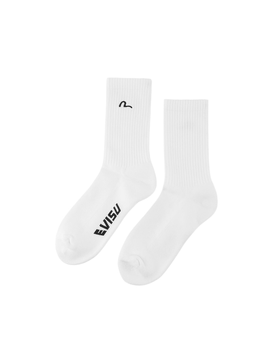 Seagull Embroidery Long Socks
