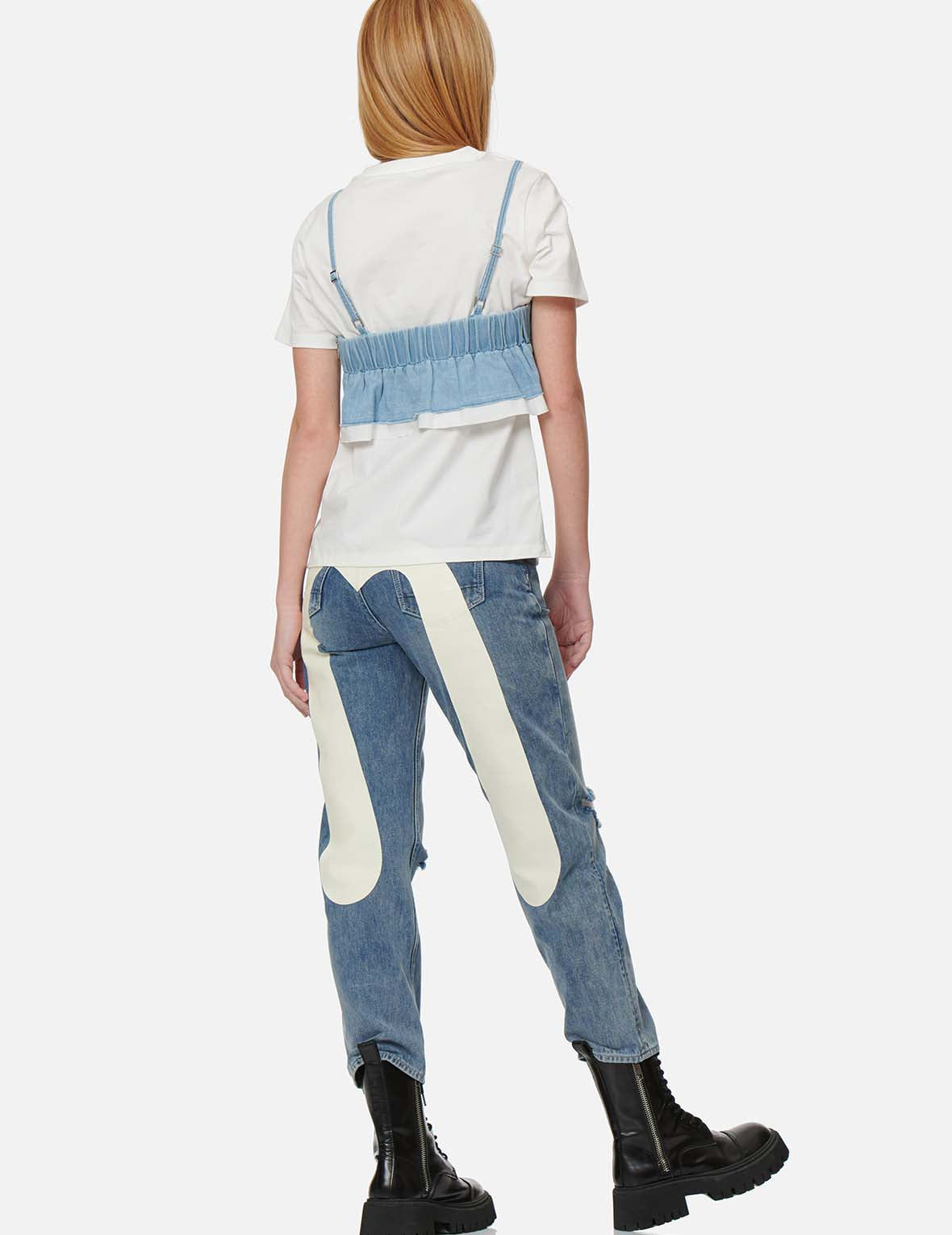 Seagull Embroidery 2-in-1 Top