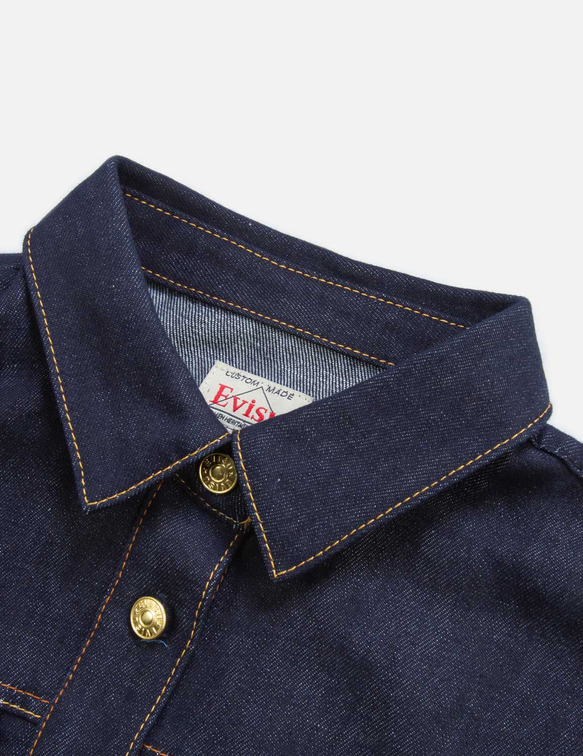Logo and Floral Embroidery Denim Dress