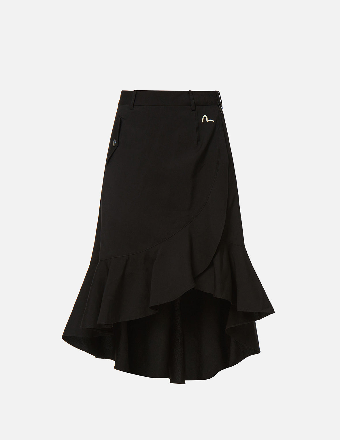 Asymmetric Ruffle Skirt