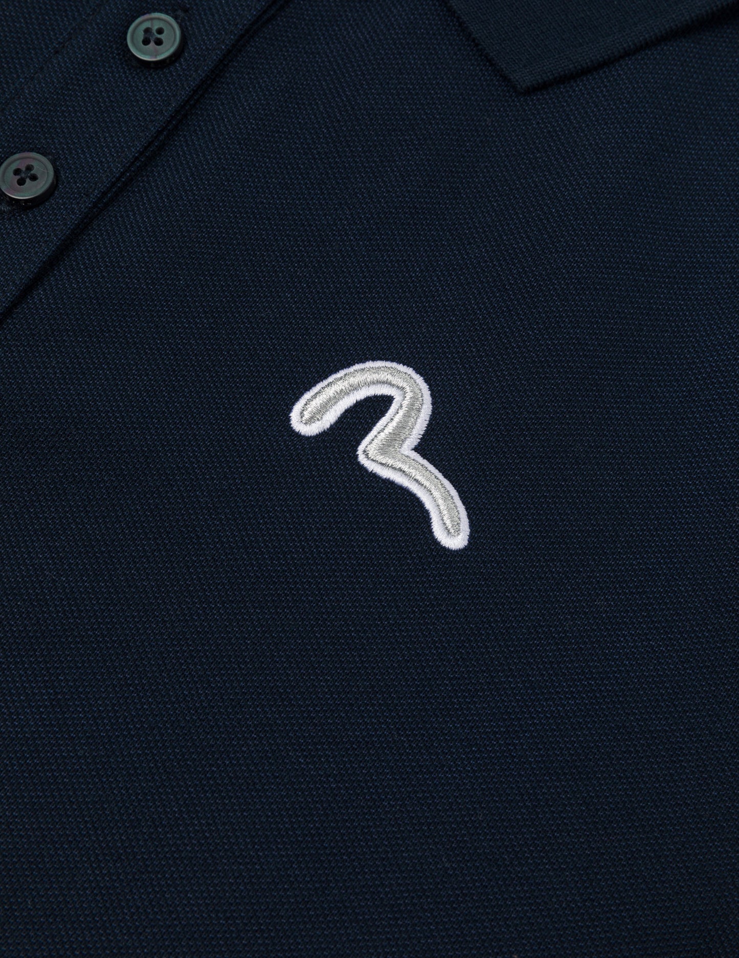 Seagull and Slogan Embroidery Fashion Fit Polo Shirt