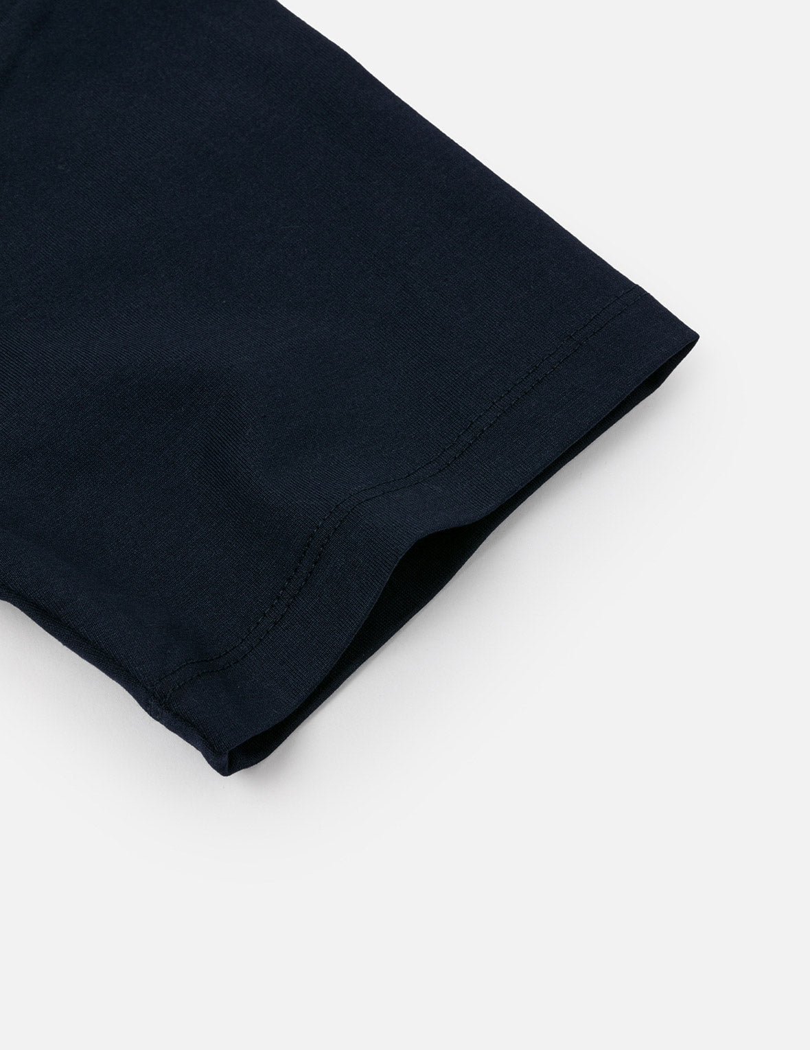 Nautical Theme Embroidery and Print Cropped Horn-sleeve T-Shirt