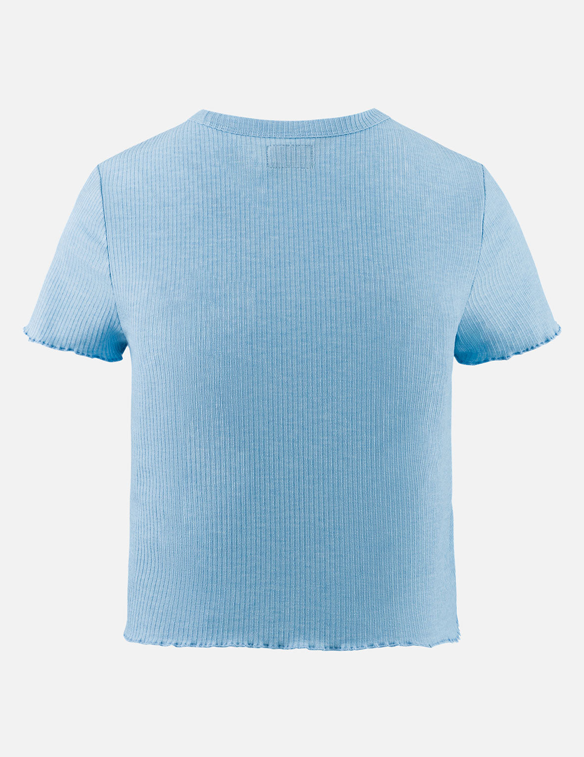 Rope Twist Logo Embroidery Fashion Fit T-shirt