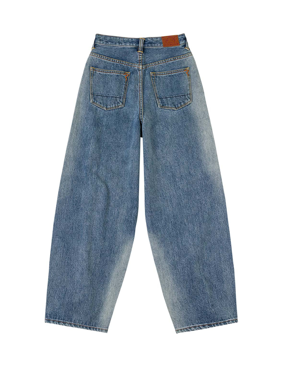 Distressed Daicock Balloon Jeans