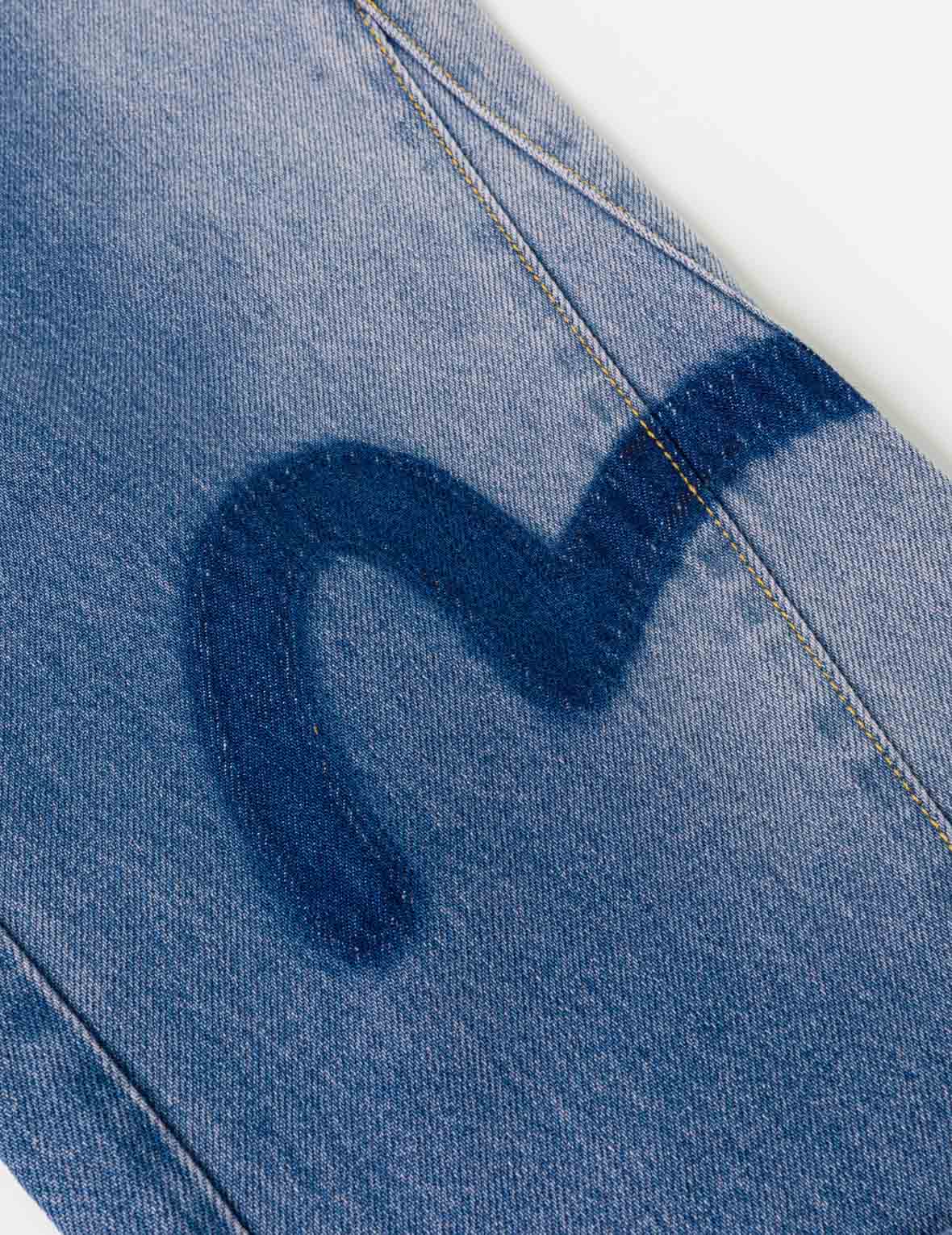 Devil-heart Seagull Bootcut Jeans